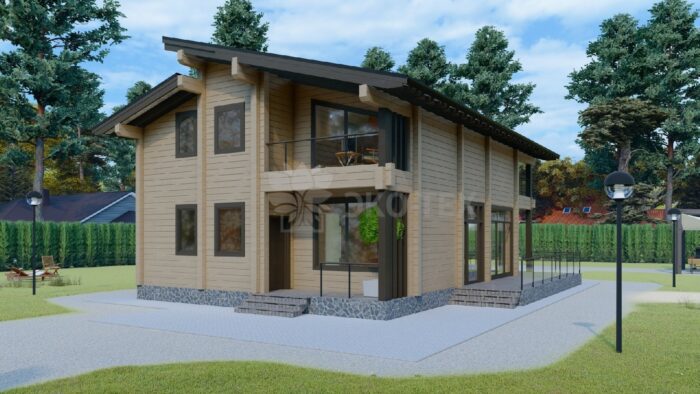 Проект дома Верея клееный брус