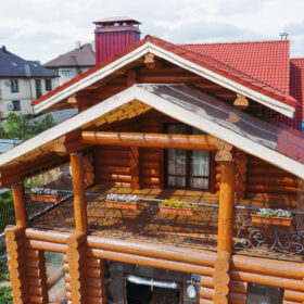 Эко-тех проект Ньютон рубленное бревно