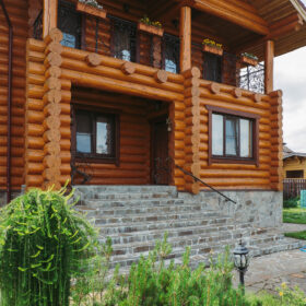 Эко-тех проект Ньютон рубленное бревно