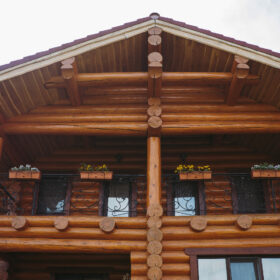 Эко-тех проект Ньютон рубленное бревно