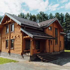 Эко-тех проект Тамерлан оцилиндрованное бревно