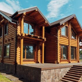 Эко-тех проект Тамерлан оцилиндрованное бревно