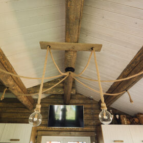 Эко-тех проект Альпийский луг оцилиндрованное бревно