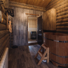 Эко-тех проект Альпийский луг оцилиндрованное бревно