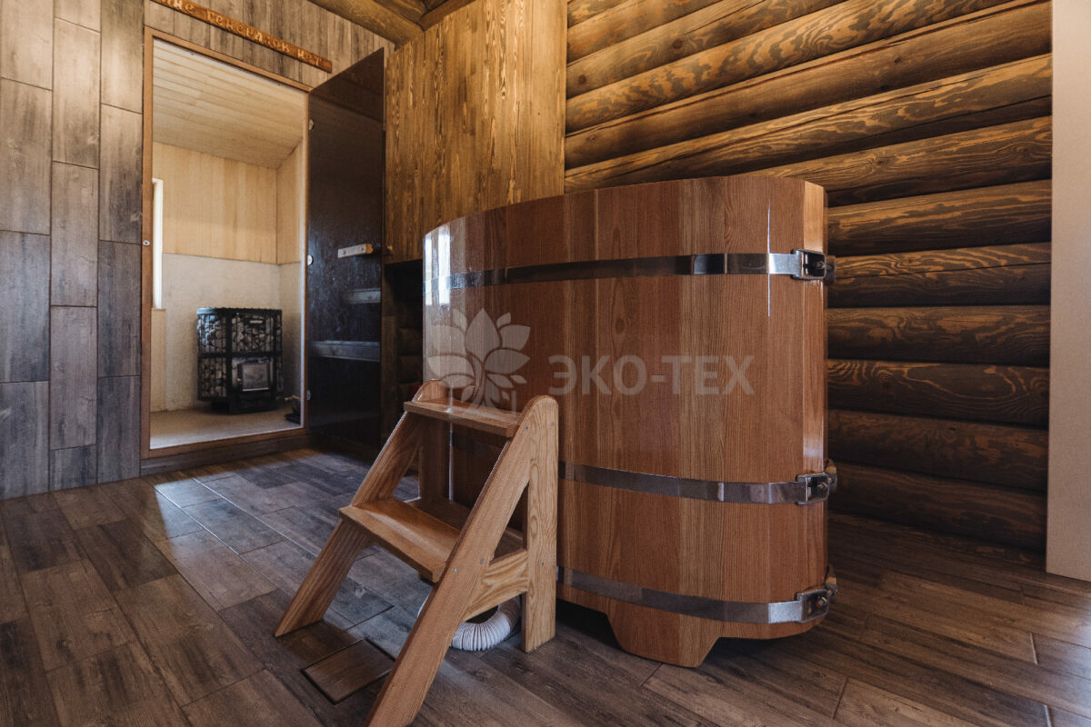 Эко-тех проект Альпийский луг оцилиндрованное бревно