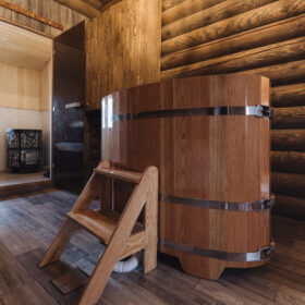 Эко-тех проект Альпийский луг оцилиндрованное бревно