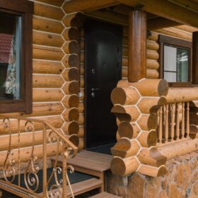 Эко-тех проект Заречье оцилиндрованное бревно