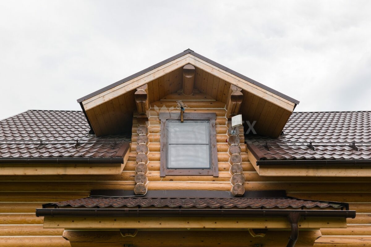 Эко-тех проект Заречье оцилиндрованное бревно