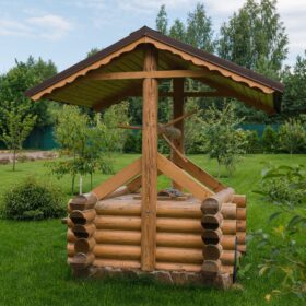 Эко-тех проект Заречье оцилиндрованное бревно