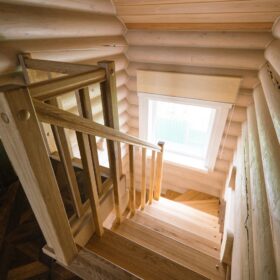 Эко-тех проект Заречье оцилиндрованное бревно