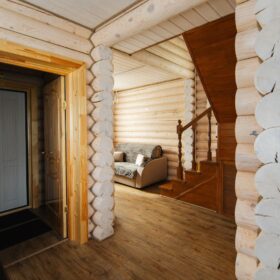 Эко-тех проект Чернигов оцилиндрованное бревно