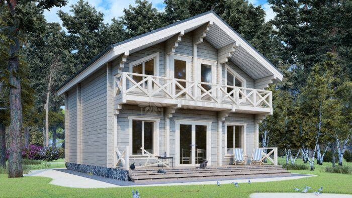 Дом из клееного бруса Апрелевка