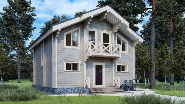 Дом из клееного бруса Апрелевка