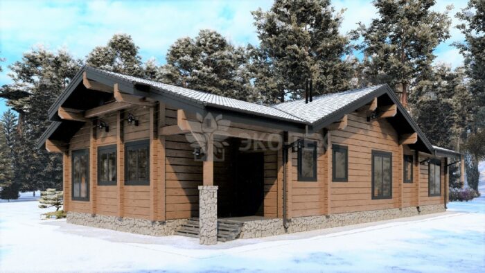 Дом из клееного бруса Галицыно