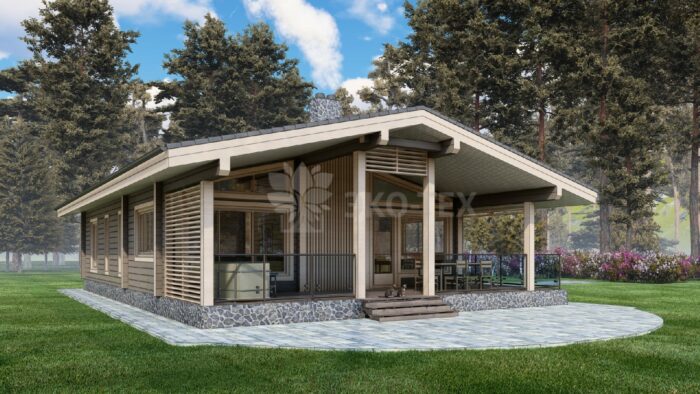 Дом из клееного бруса Дмитров