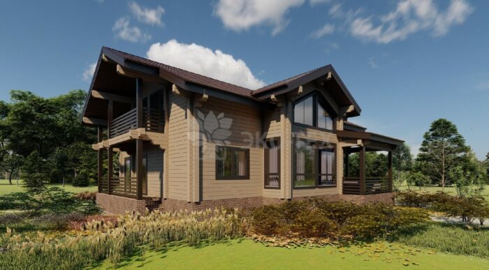 Дом из клееного бруса София