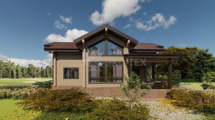 Дом из клееного бруса София