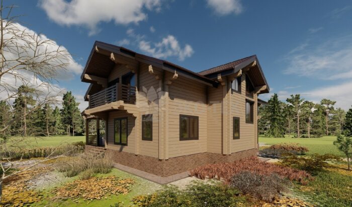 Дом из клееного бруса София
