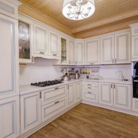 Дом по проекту Рим с гаражом из клееного бруса