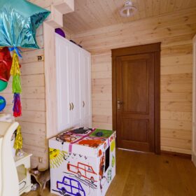 Дом по проекту Рим с гаражом из клееного бруса