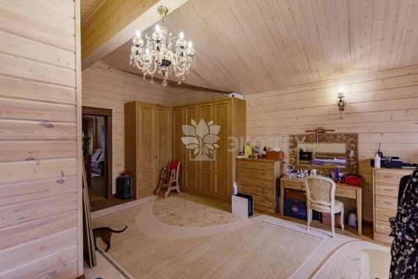 Дом по проекту Рим с гаражом из клееного бруса