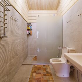 Дом по проекту Рим с гаражом из клееного бруса