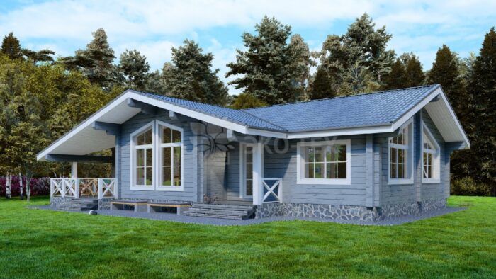 Дом из клееного бруса Балтик