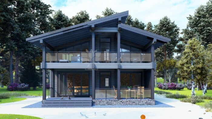 Дом из клееного бруса Камея