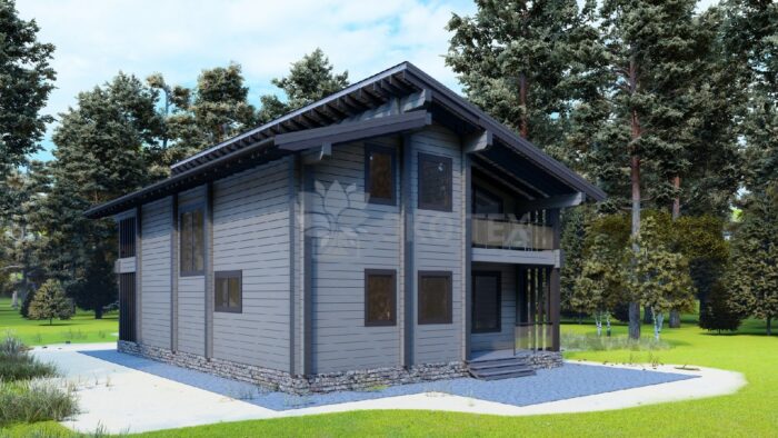 Дом из клееного бруса Камея