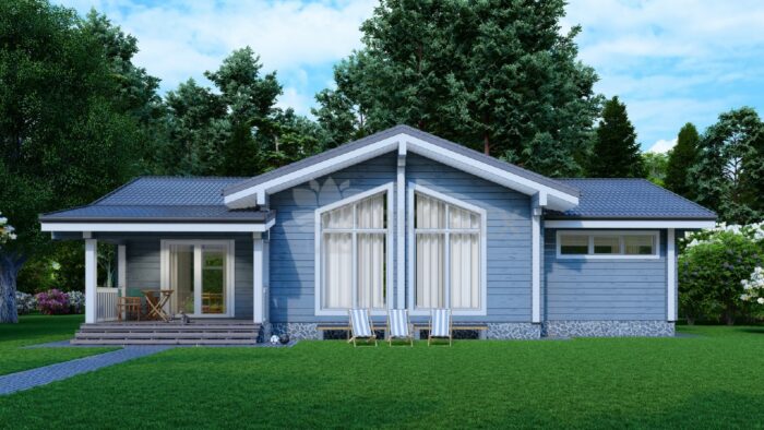 Дом из клееного бруса Кармен