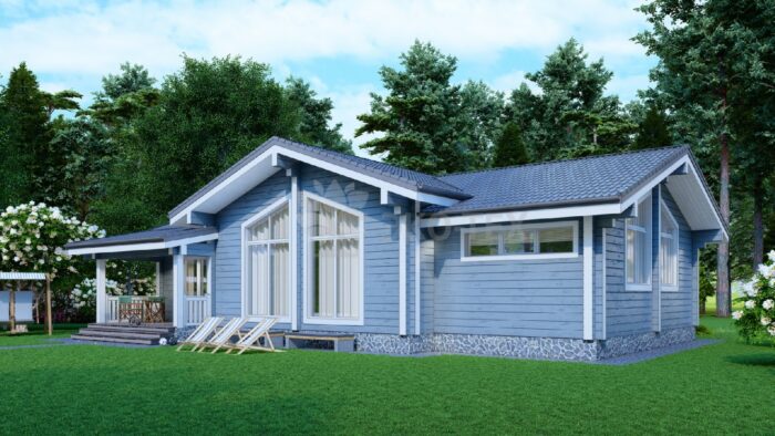 Дом из клееного бруса Кармен