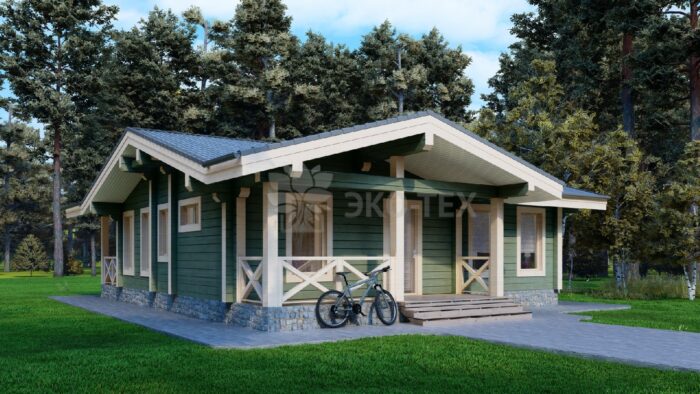 Дом из клееного бруса Таруса