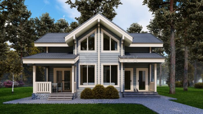 Дом из клееного бруса Малаховка