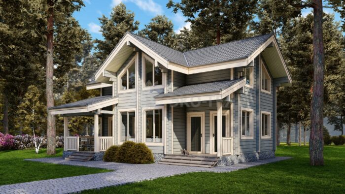 Дом из клееного бруса Малаховка