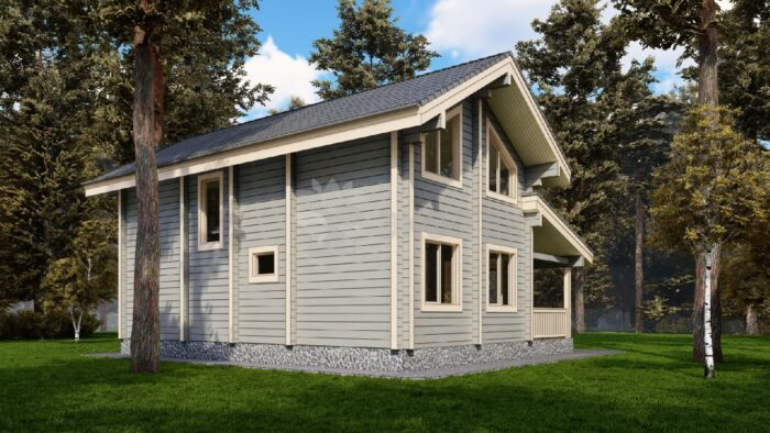 Дом из клееного бруса Малаховка