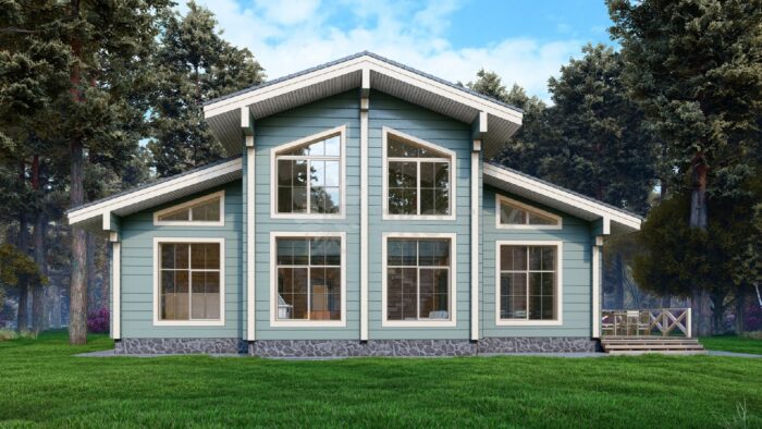 Дом из клееного бруса Стокгольм