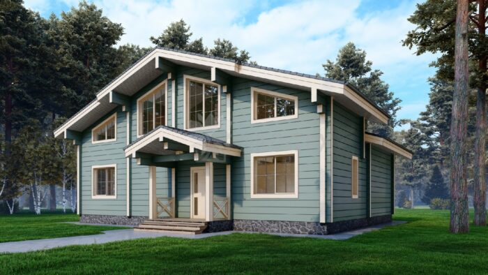 Дом из клееного бруса Стокгольм