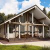 Дом из клееного бруса Норвег