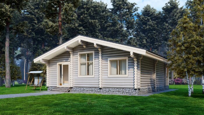 Дом из оцилиндрованного бревна Долгопрудный