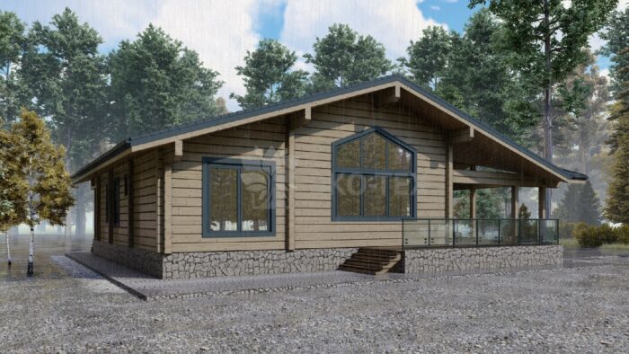 Дои из клееного бруса Байкал