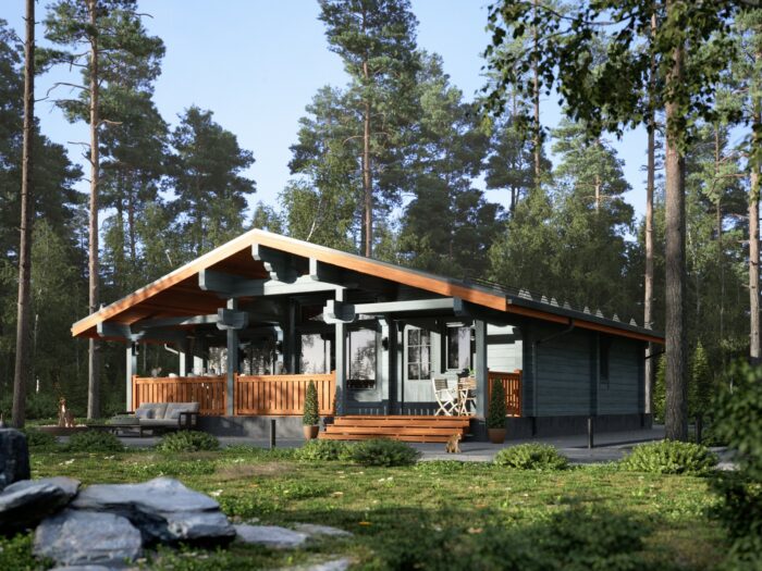 Дом из клееного бруса Очаково