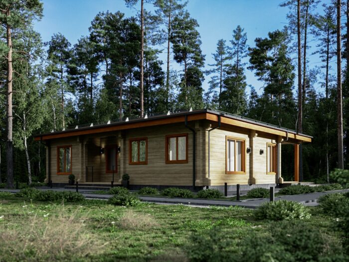 Дом из клееного бруса Тосно