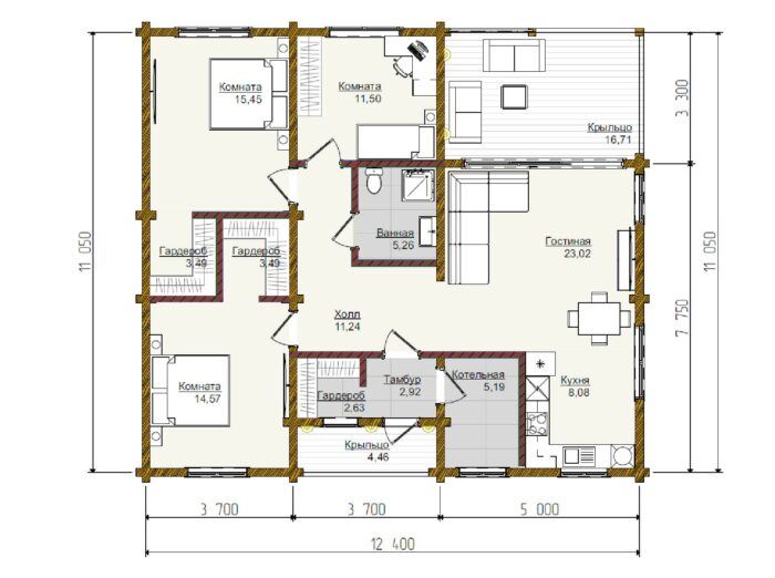 Дом клееный брус Истра