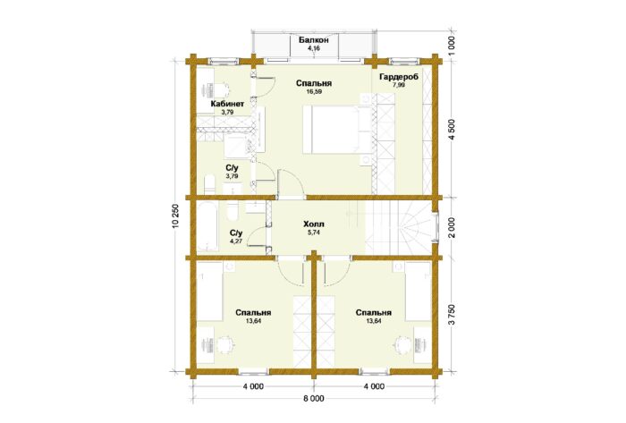 Дом из клееного бруса Можайск