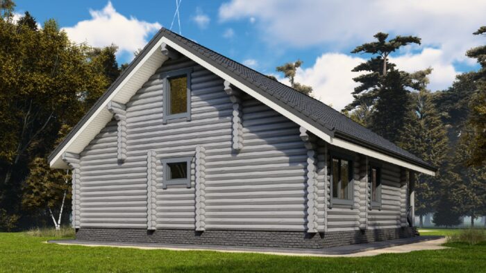 Дом из оцилиндрованного бревна Владимир