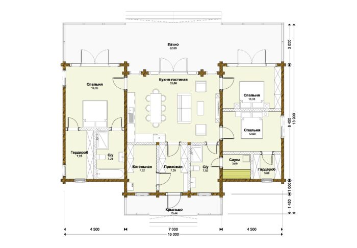 Дом клееный брус Калуга