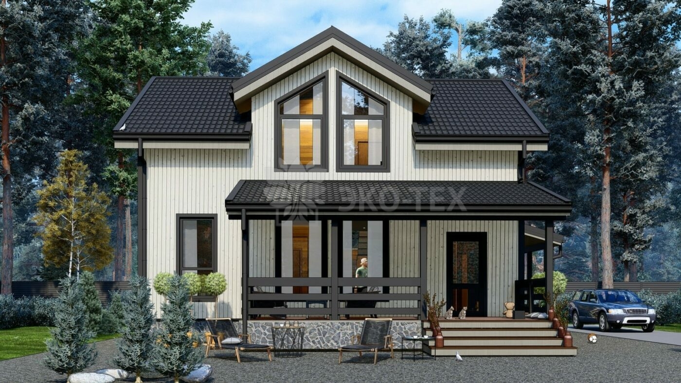 Каркасный дом Пион