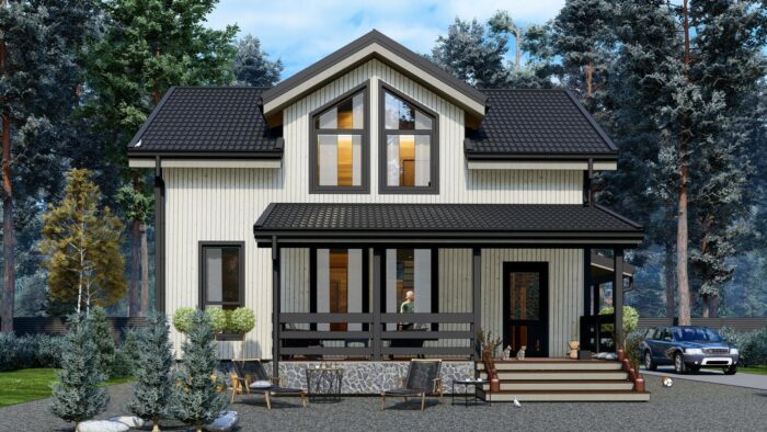 Каркасный дом Пион