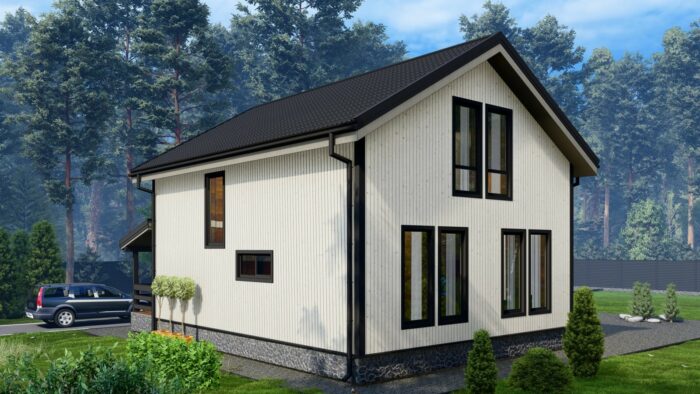 Каркасный дом Пион