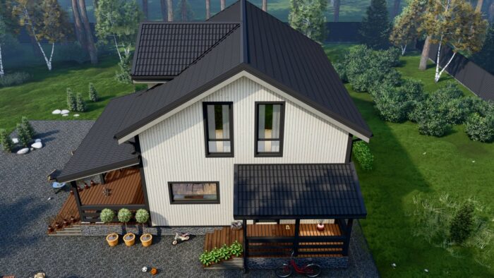 Каркасный дом Пион